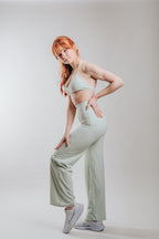 LUNA HALTER SPORT WIDE SET - GREEN