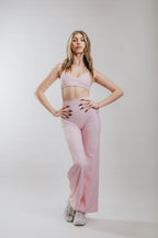 LUNA HALTER SPORT WIDE SET - PINK