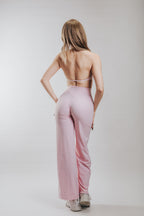 LUNA HALTER SPORT WIDE SET - PINK