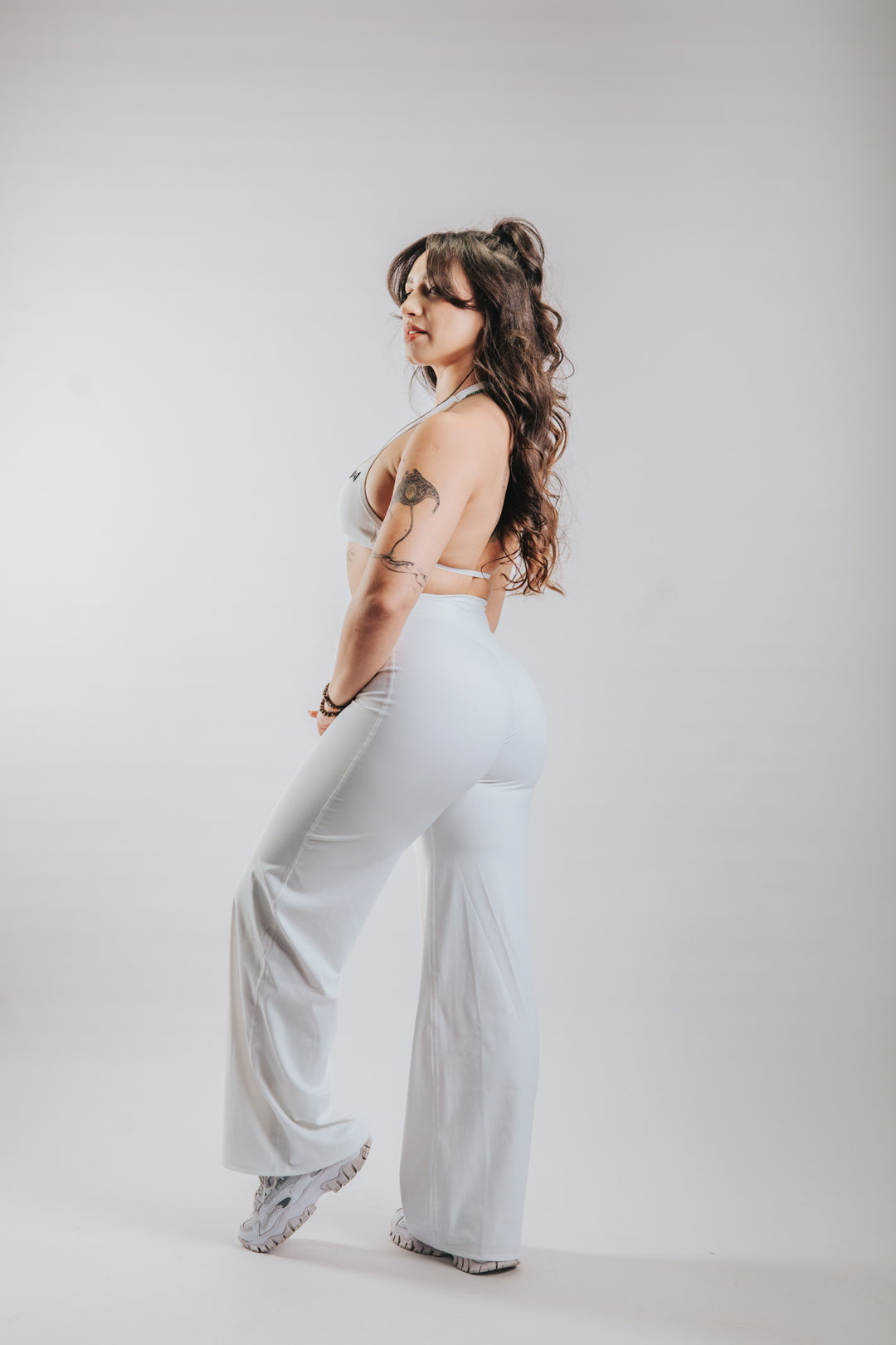 LUNA HALTER SPORT WIDE SET - WHITE