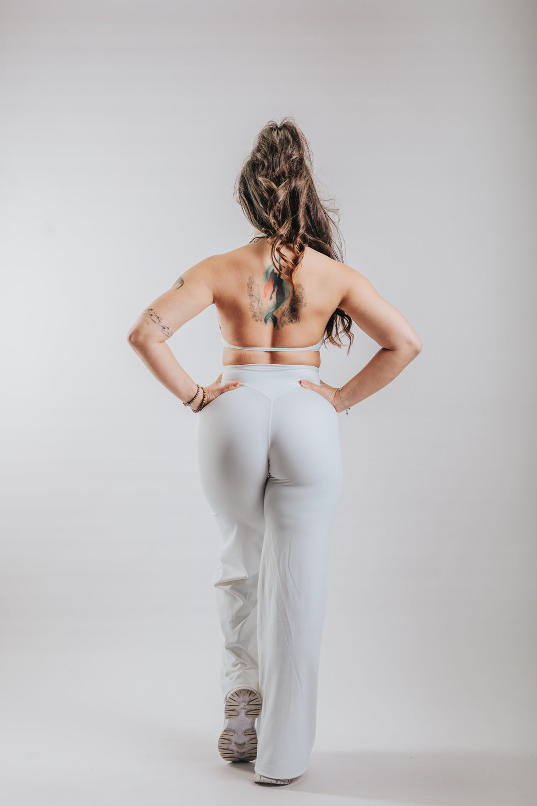 LUNA HALTER SPORT WIDE SET - WHITE