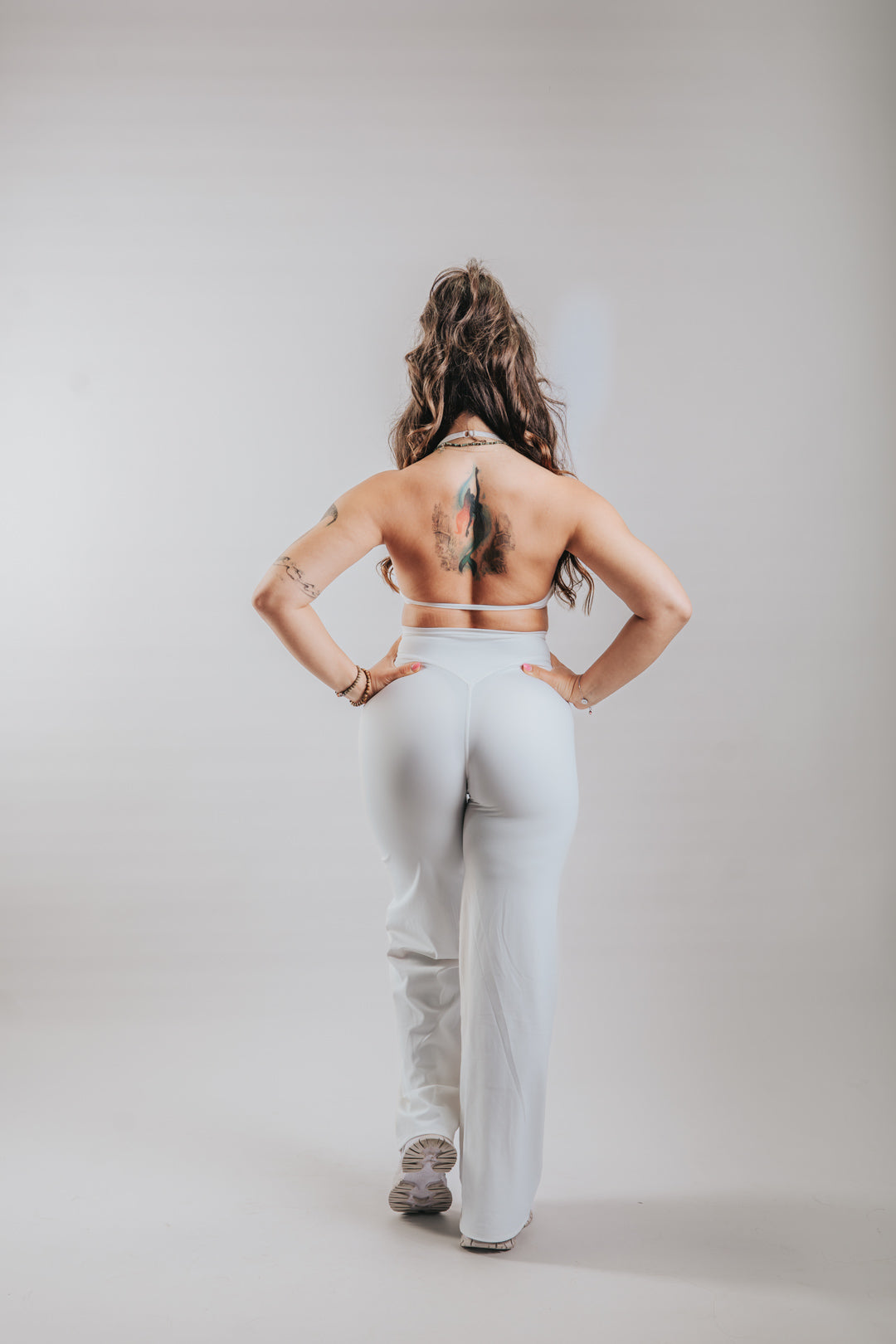 LUNA HALTER SPORT WIDE SET - WHITE