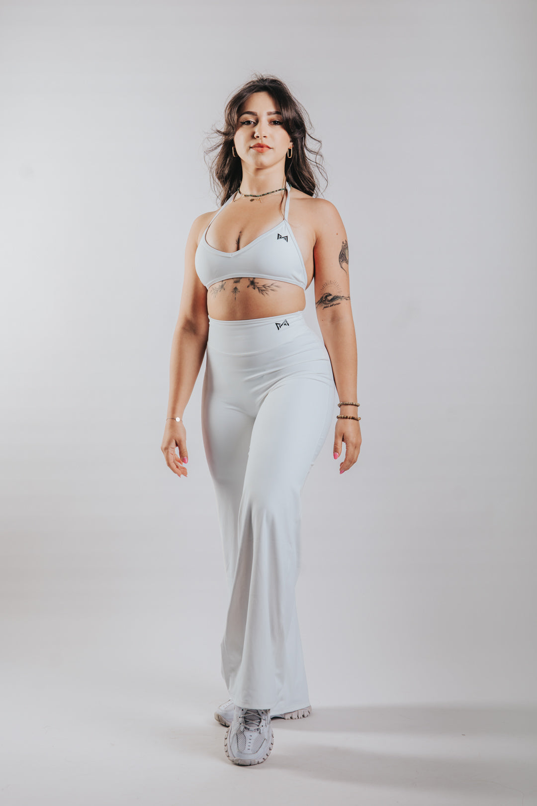 LUNA HALTER SPORT WIDE SET - WHITE
