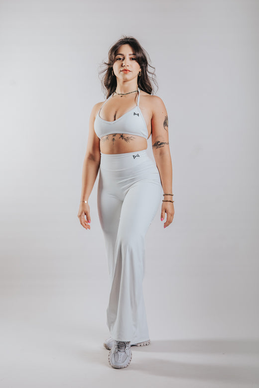 LUNA HALTER SPORT WIDE SET - WHITE