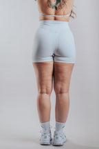 LUNA HALTER SPORT SHORTS- WHITE