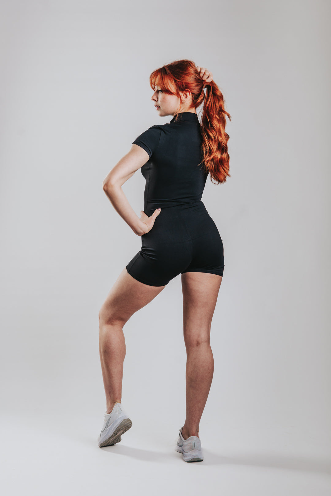 POWER FORM JUMPSUIT - BLACK