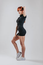 POWER FORM JUMPSUIT - BLACK