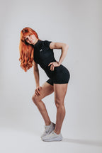 POWER FORM JUMPSUIT - BLACK