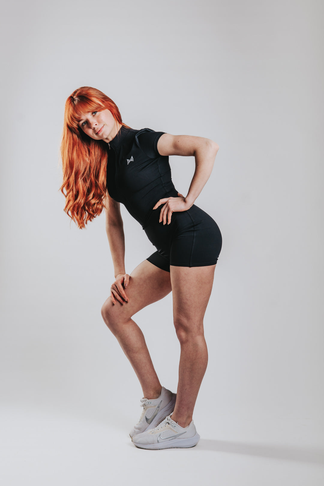 POWER FORM JUMPSUIT - BLACK