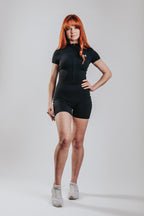 POWER FORM JUMPSUIT - BLACK